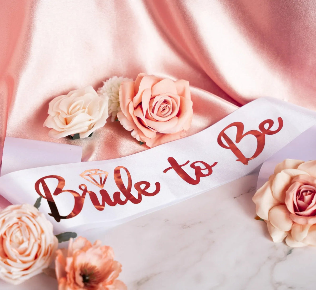 Bride to be Bride Sash - Bridal Shower, Bachelorette Fashion Accessory Bach and Boujee