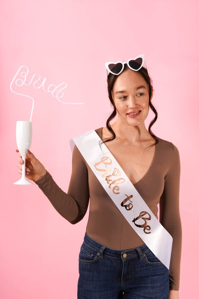 Bride to be Bride Sash Bach and Boujee
