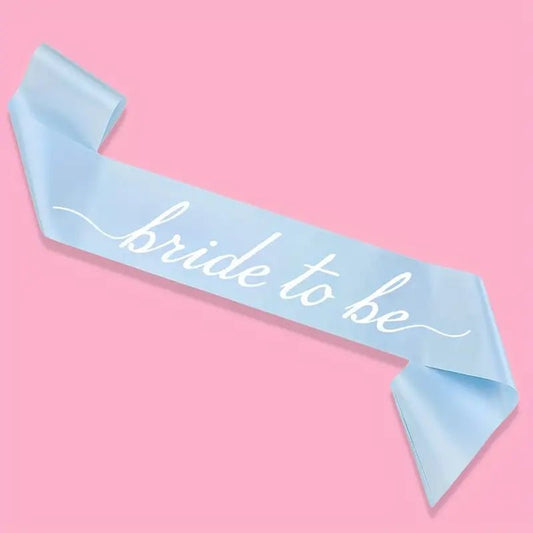 Bride To Be Sash - Something Blue Bach and Boujee