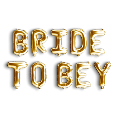 Bride to Bey Balloon Banner - Feyonce, Beyoncé inspired Bachelorette, Party Decoration, Hen Party Decorations Bach and Boujee Balloons
