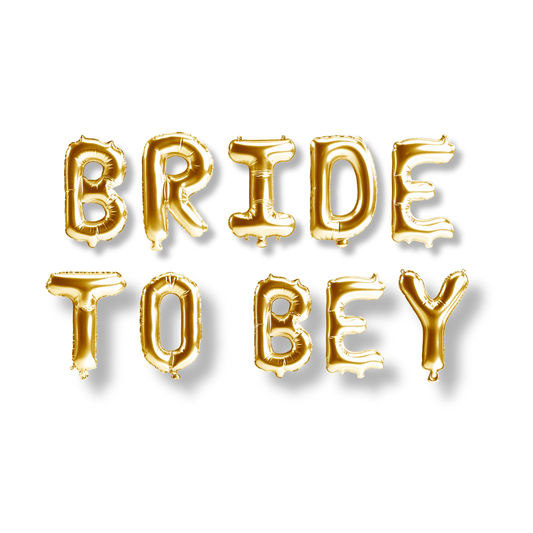 Bride to Bey Beyoncé Balloon Banner Bach and Boujee Balloons