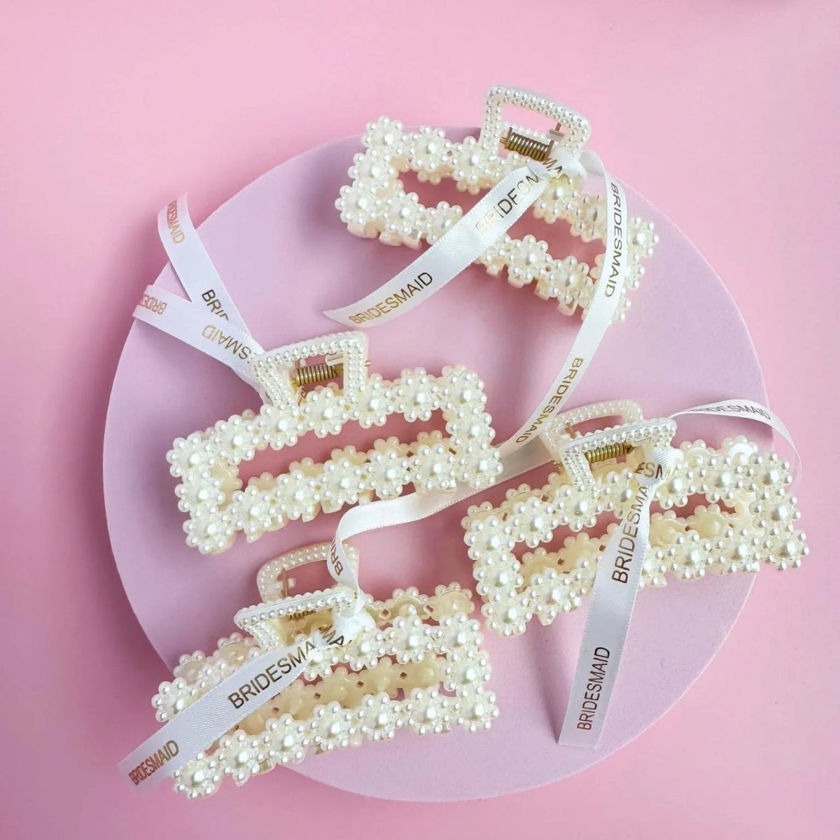 Bridesmaid Proposal Box Filler Item - Hair Clip Bach and Boujee