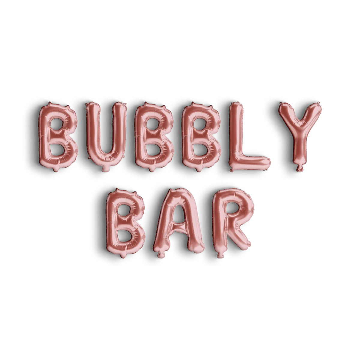 Bubbly Bar Balloon Banner - Bachelorette Bridal Party Decor - Foil Letter Balloon Party Supplies Bach and Boujee Balloons