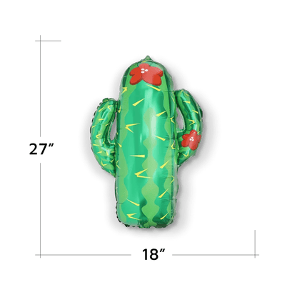 Cactus Balloon Decor for a Tropical Bachelorette Fiesta in Mexico Bach and Boujee Balloons