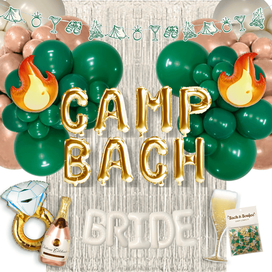 Camp Bach Bachelorette Kit Bach and Boujee Balloons