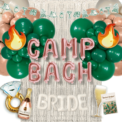 Camp Bach Bachelorette Kit Bach and Boujee Balloons