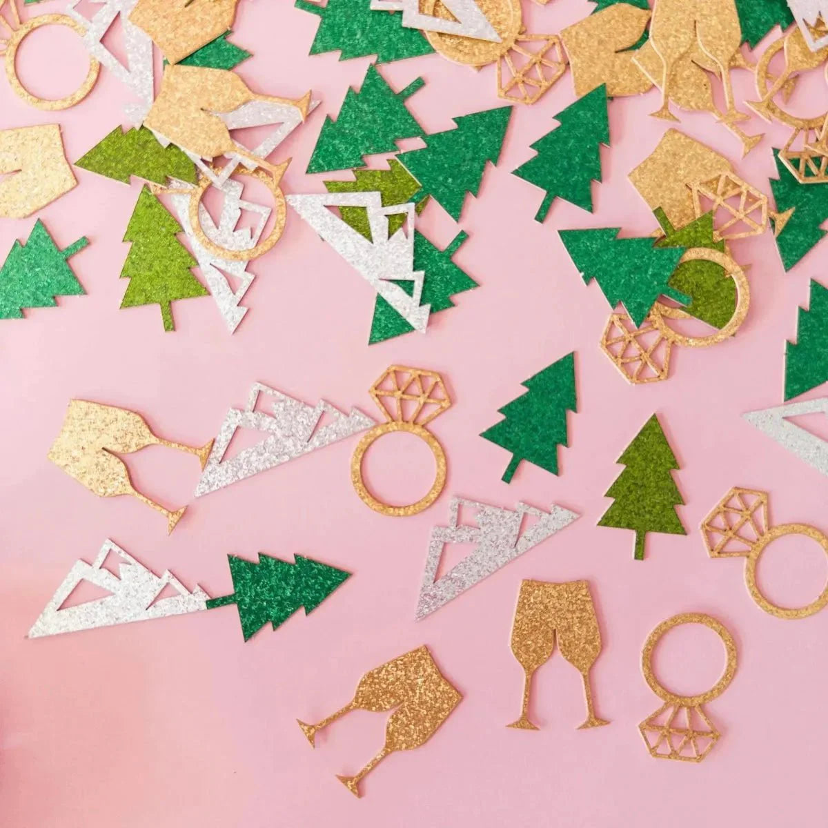Camp - Themed Bachelorette Decorations Confetti Accessories for Hen Party Celebrations Bach and Boujee