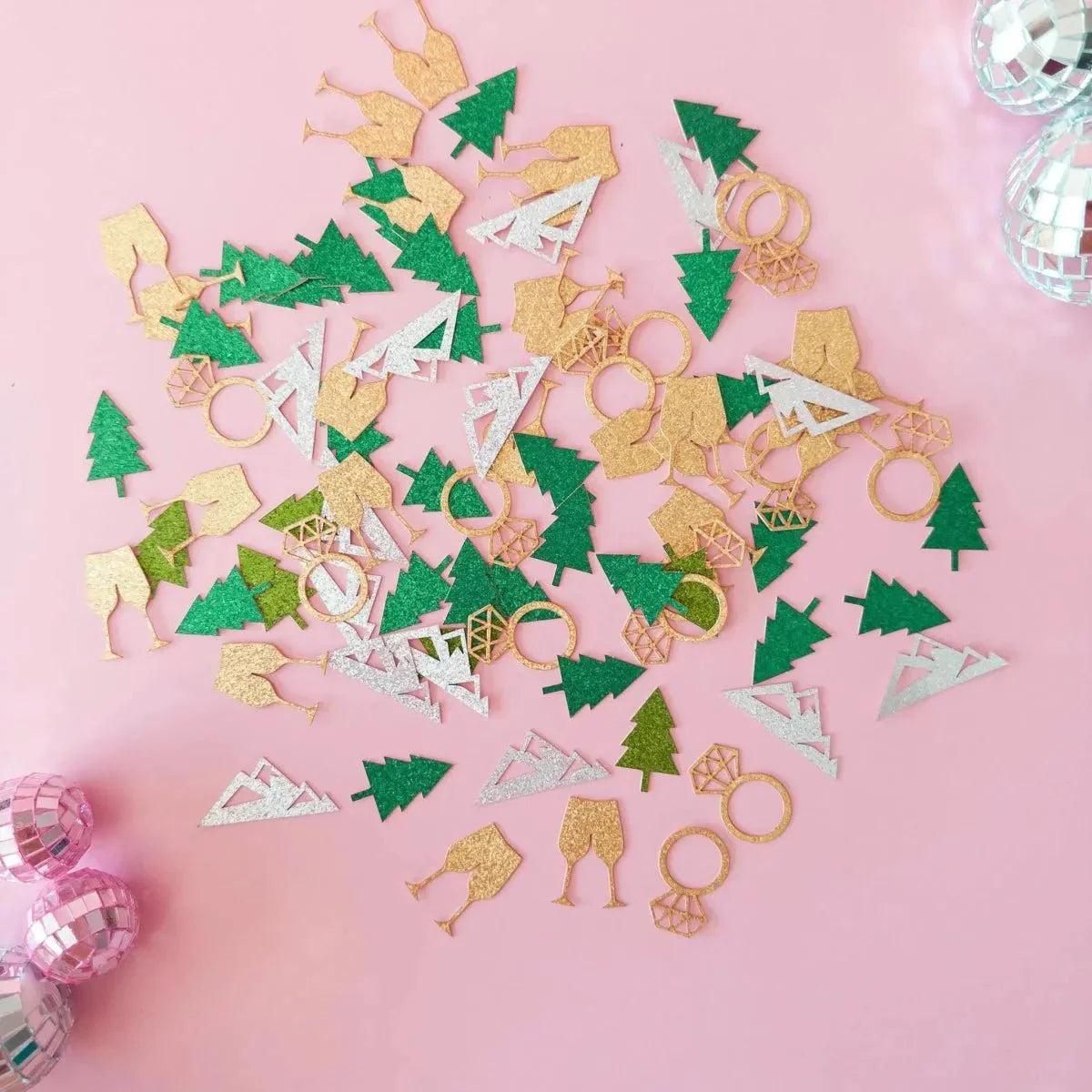 Camp - Themed Bachelorette Decorations Confetti Accessories for Hen Party Celebrations Bach and Boujee
