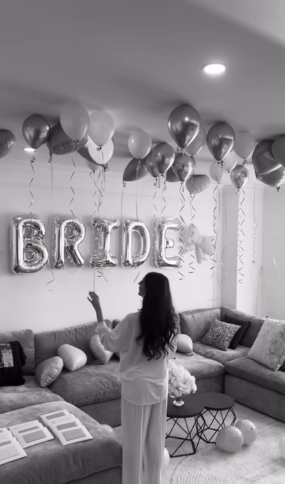Ceiling Helium Balloon Bride Bundle Bach and Boujee