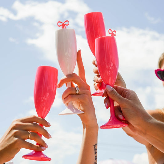 Champagne Flutes Bach and Boujee