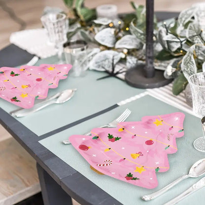 Christmas Tree Plates Bach and Boujee