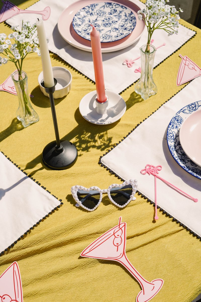 Cocktail Pink Name Cards Bach and Boujee