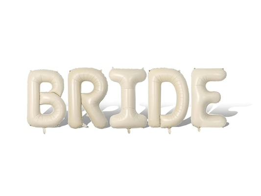 Cream Jumbo Bride Balloon XL Bach and Boujee