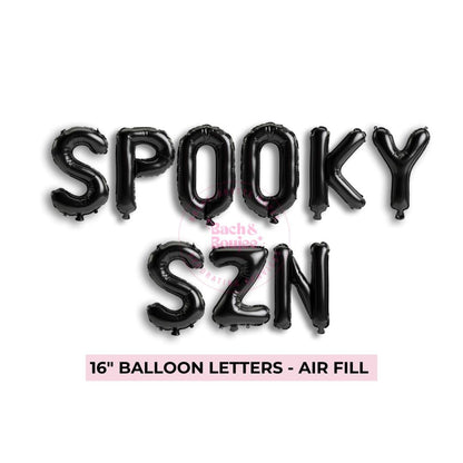 Custom Phrase - Black Letter Balloons Bach and Boujee Balloons