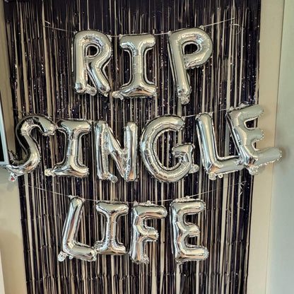 Custom Phrase - Black Letter Balloons Bach and Boujee Balloons