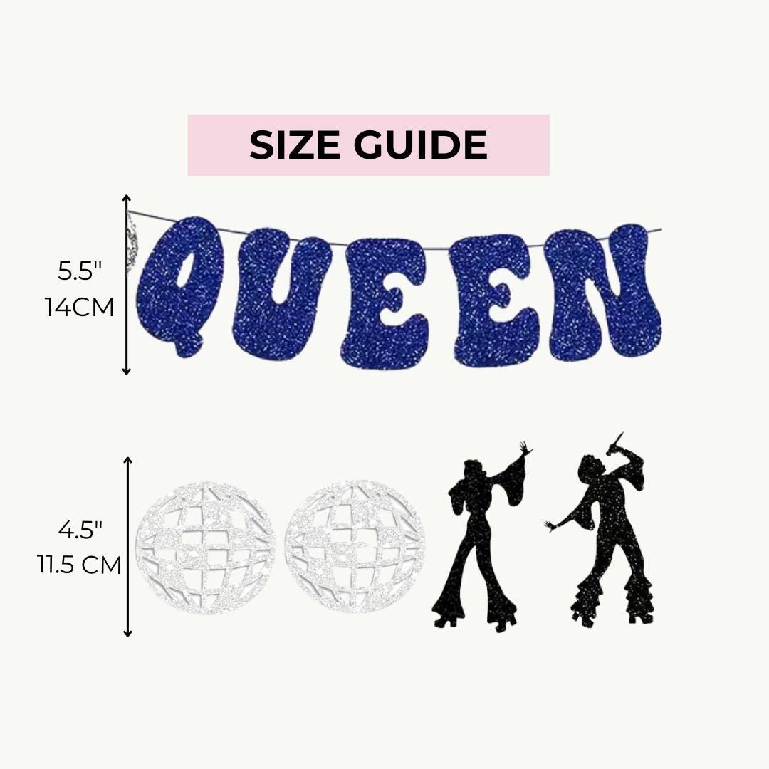 Dancing Queen Banner Decoration Bachelorette Party Theme 17th Birthday Party Hen Party Mamma Mia Bach and Boujee Banners