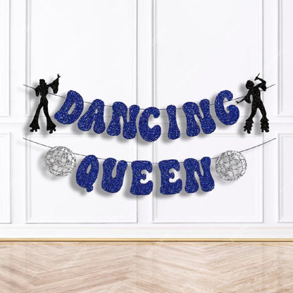 Dancing Queen Banner Decoration Bachelorette Party Theme 17th Birthday Party Hen Party Mamma Mia Bach and Boujee Banners