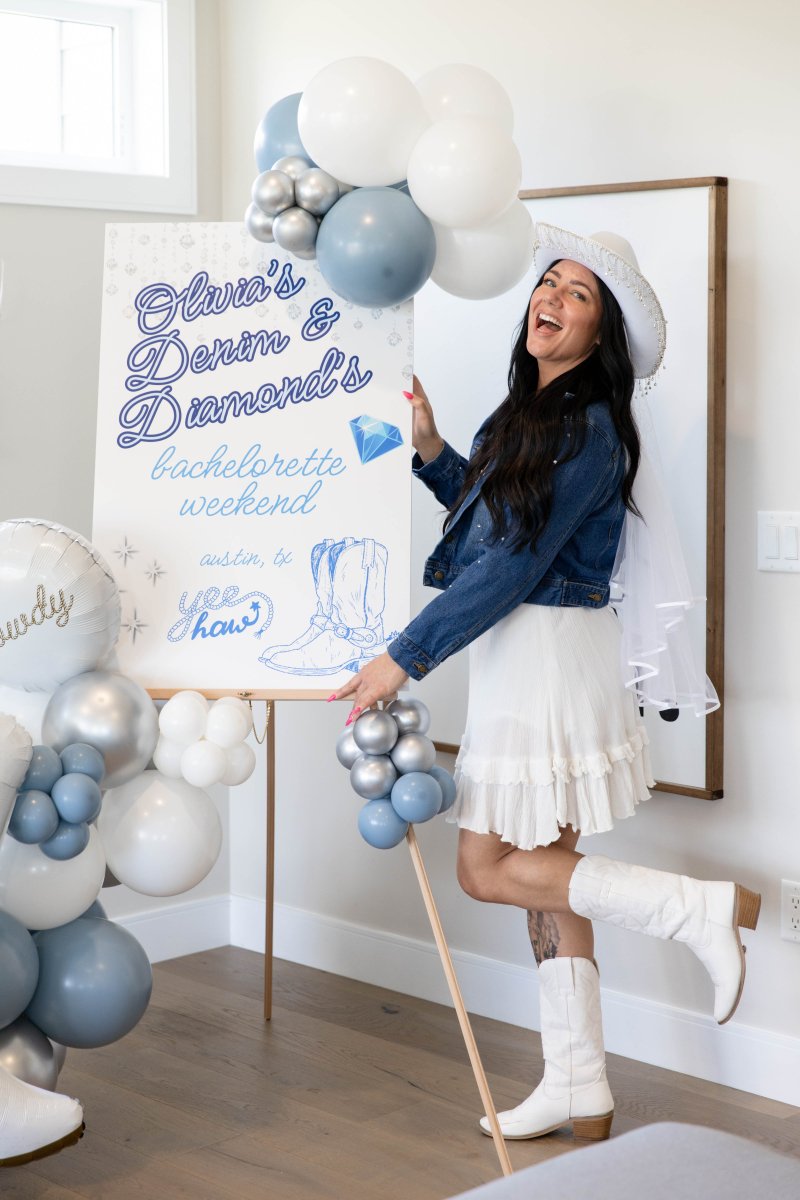 Denim & Diamonds Bachelorette Kit Bach and Boujee