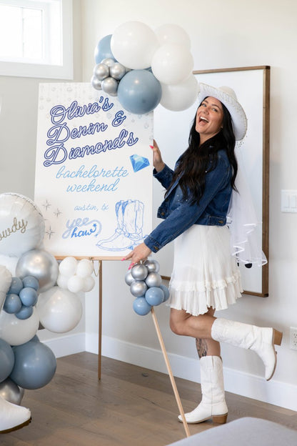 Denim & Diamonds Bachelorette Kit Bach and Boujee