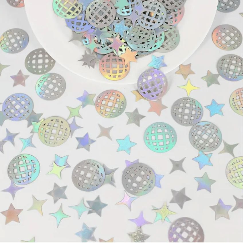 Disco Mamma Mia Bachelorette Confetti Bach and Boujee