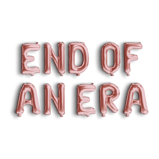 End of An Era Balloon Banner Taylor Swift Theme Bachelorette Bach and Boujee