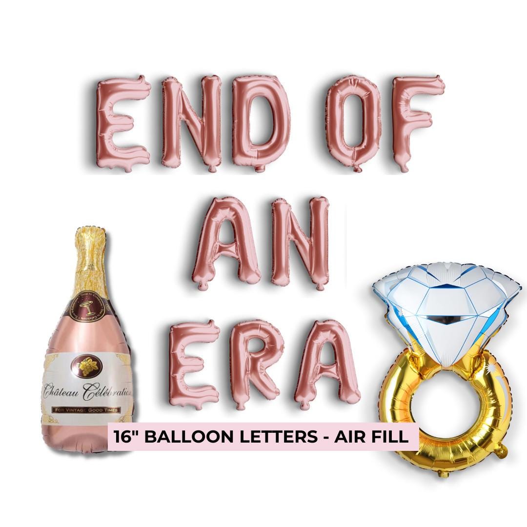End of An Era Balloon Banner Taylor Swift Theme Bachelorette Bach and Boujee