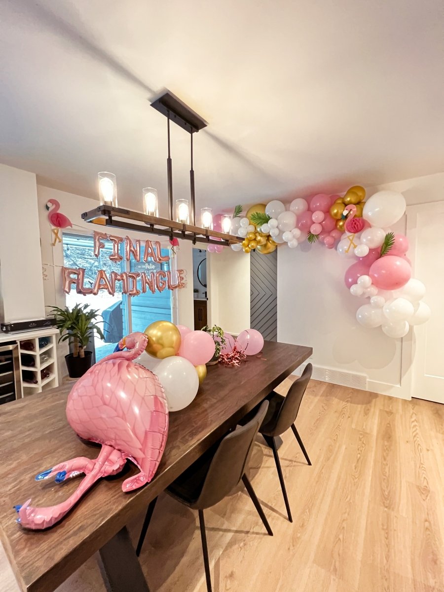 Flamingo Tropical Balloon Arch - Final Flamingle Bach and Boujee