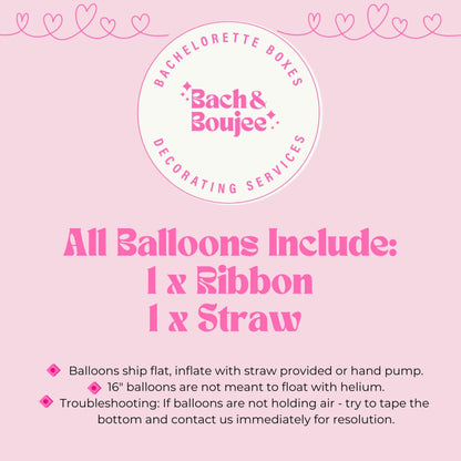 Flower Balloon Daisy Decorations for Bachelorette Hen Party Bride Birthday Celebration Bach and Boujee Balloons