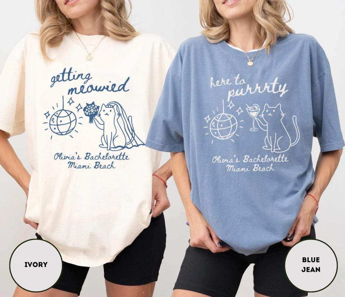 Getting Meowied Bachelorette Shirt Bach and Boujee T-Shirt