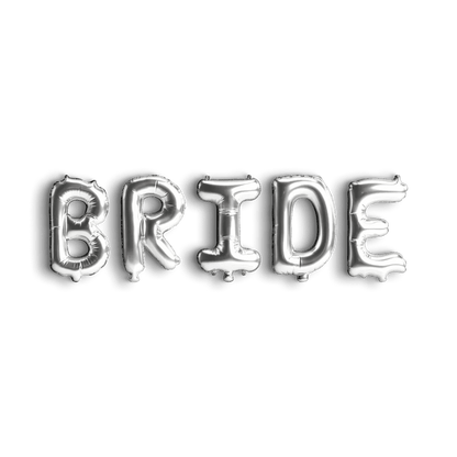 Giant Bride Foil Balloon Banner - Essential Hen Night, Stagette Decor, Bridal Shower Decorative Element Bach and Boujee Balloons