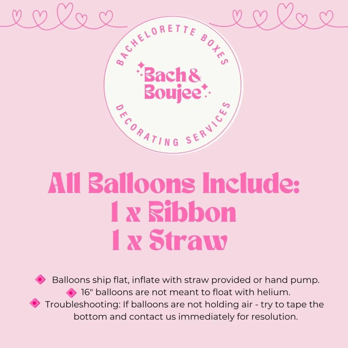 Giant Bride Foil Balloon Banner - Essential Hen Night, Stagette Decor, Bridal Shower Decorative Element Bach and Boujee Balloons