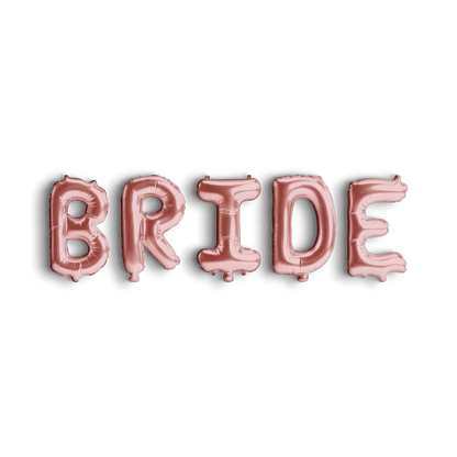 Giant Bride Foil Balloon Banner - Essential Hen Night, Stagette Decor, Bridal Shower Decorative Element Bach and Boujee Balloons