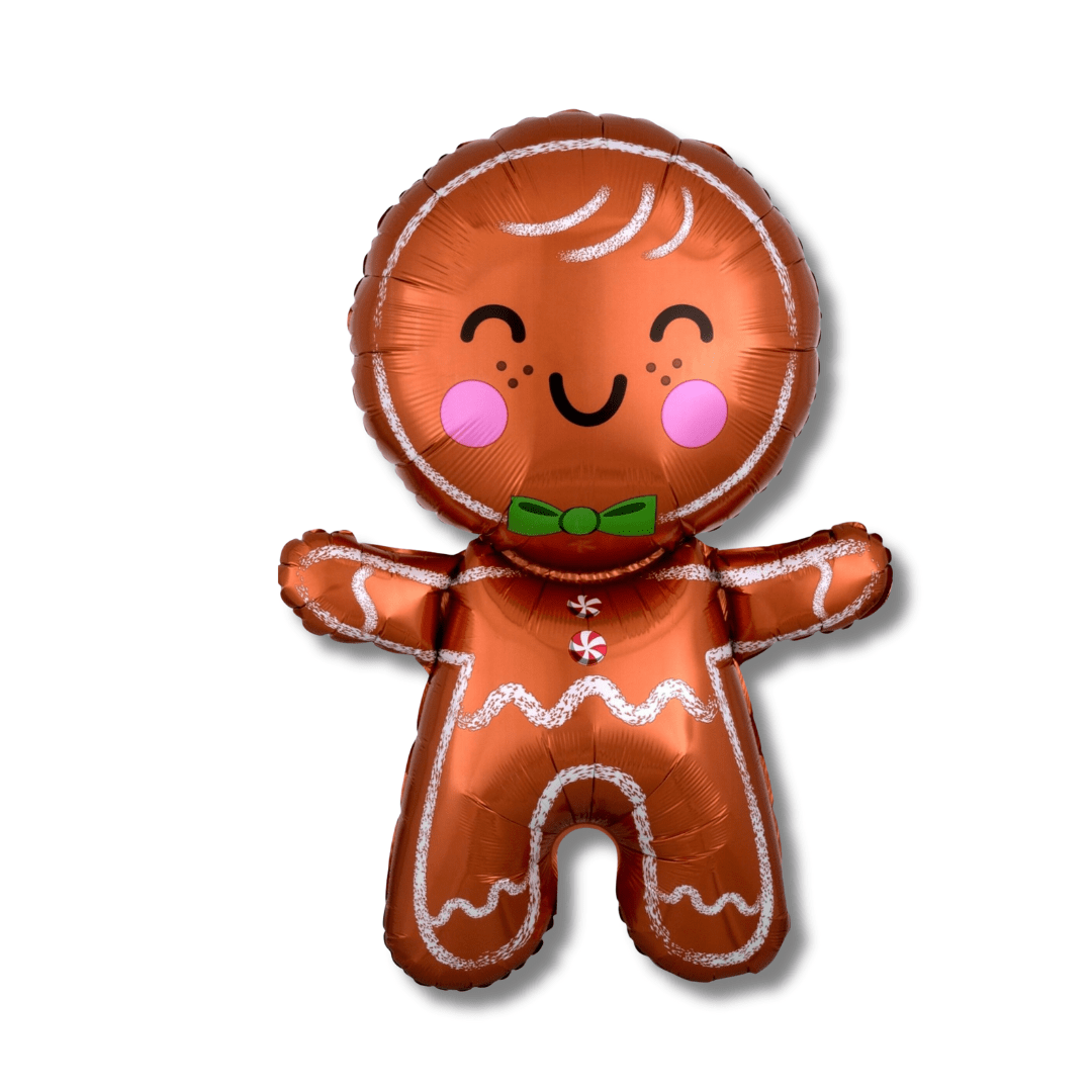 Gingerbread Man Balloon Bach and Boujee Balloons