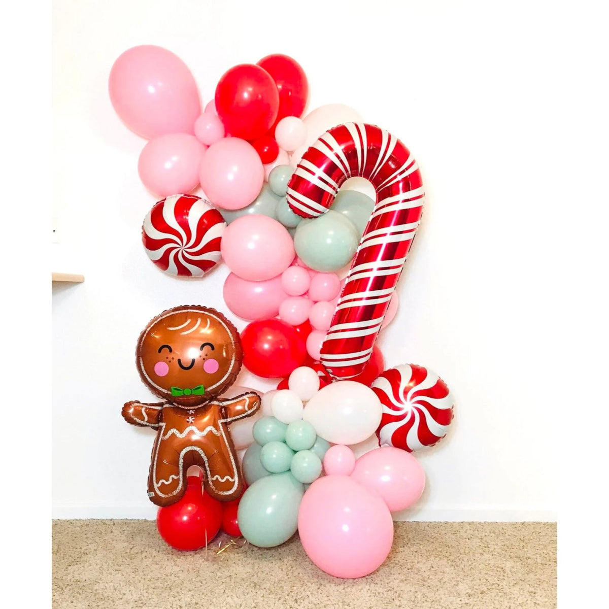 Gingerbread Man Balloon Bach and Boujee Balloons