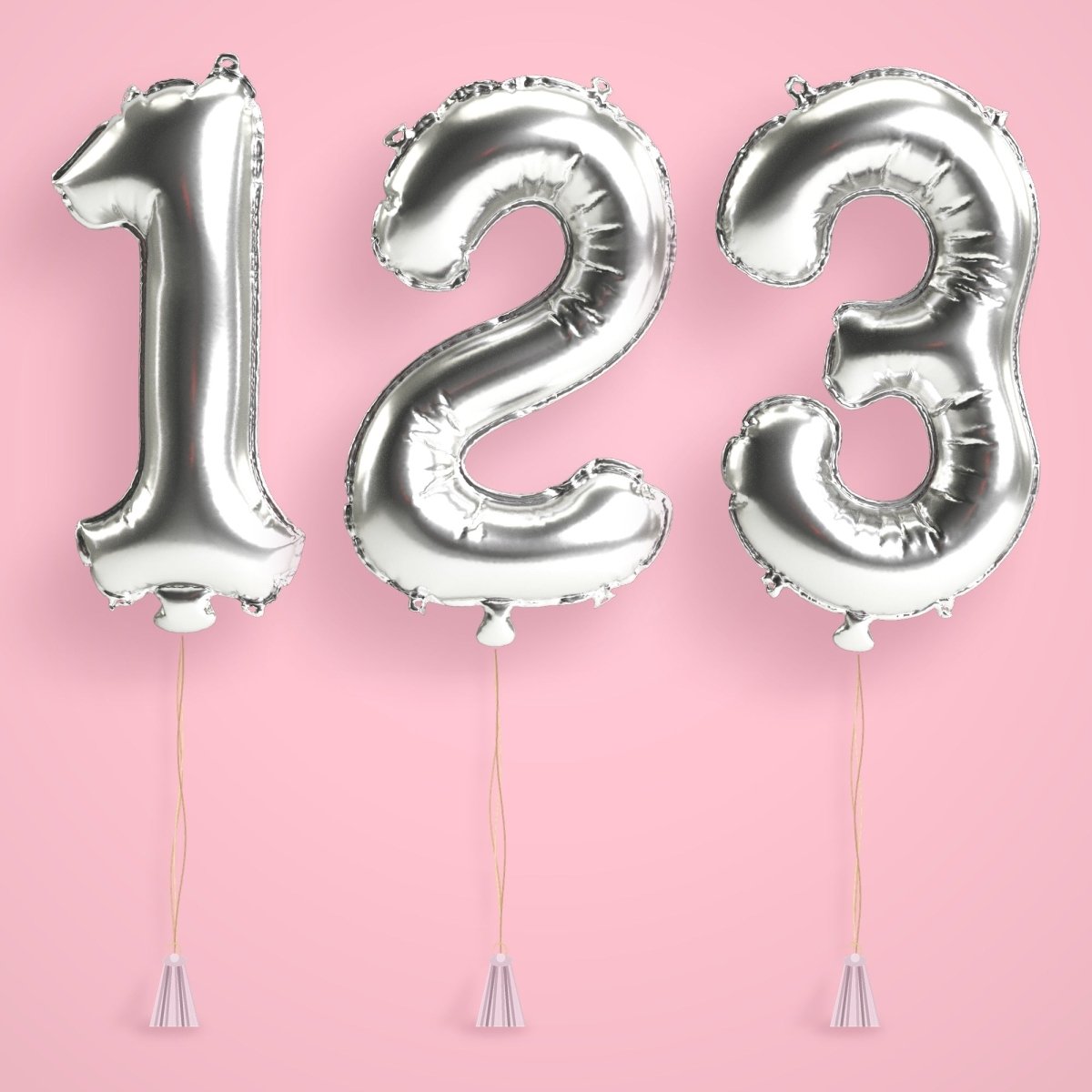 Gold Birthday Number Balloons - Jumbo 40" Bach and Boujee