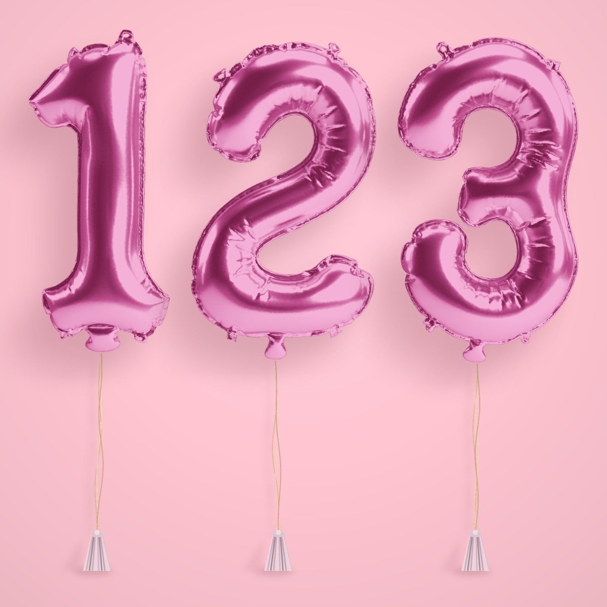 Gold Birthday Number Balloons - Jumbo 40" Bach and Boujee