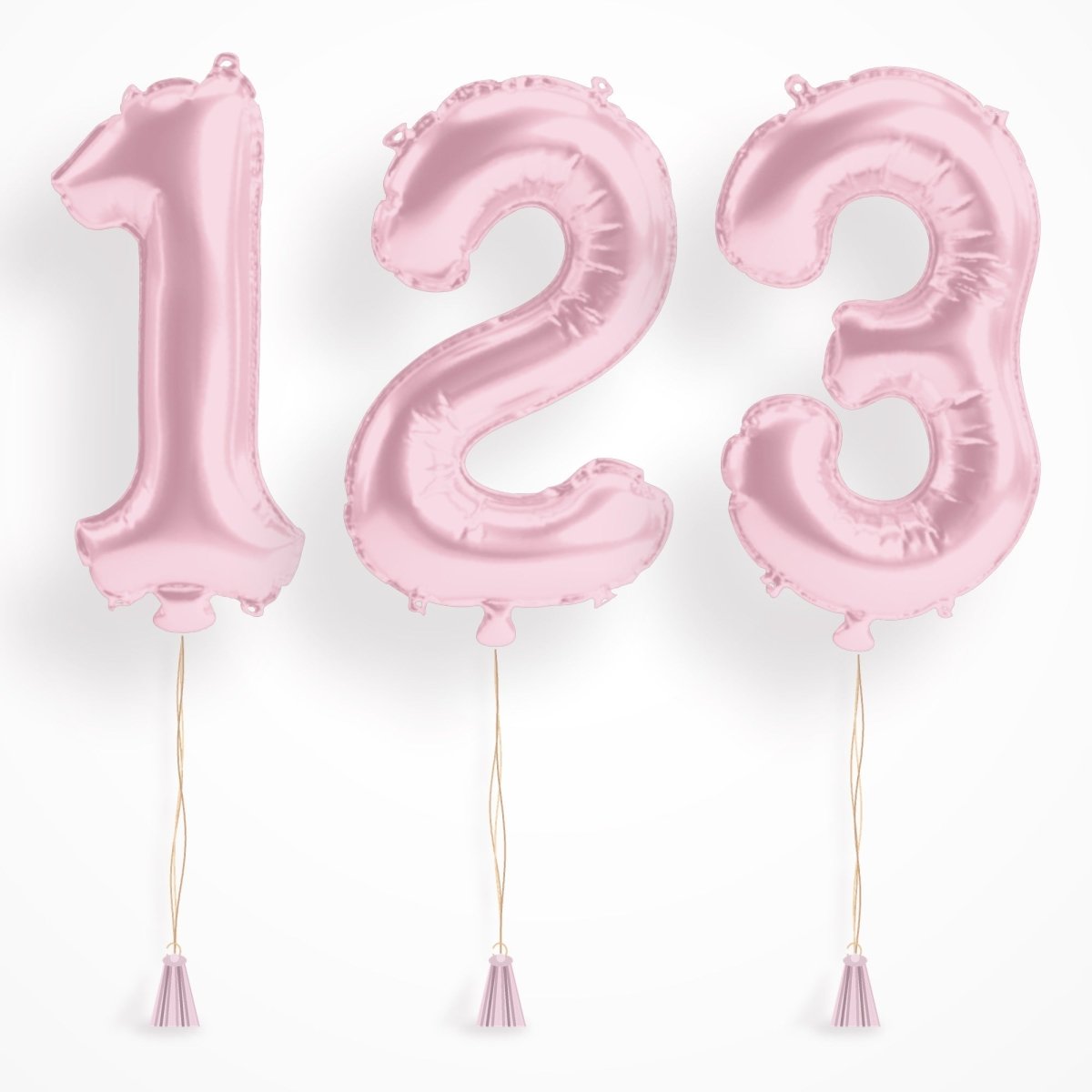 Gold Birthday Number Balloons - Jumbo 40" Bach and Boujee