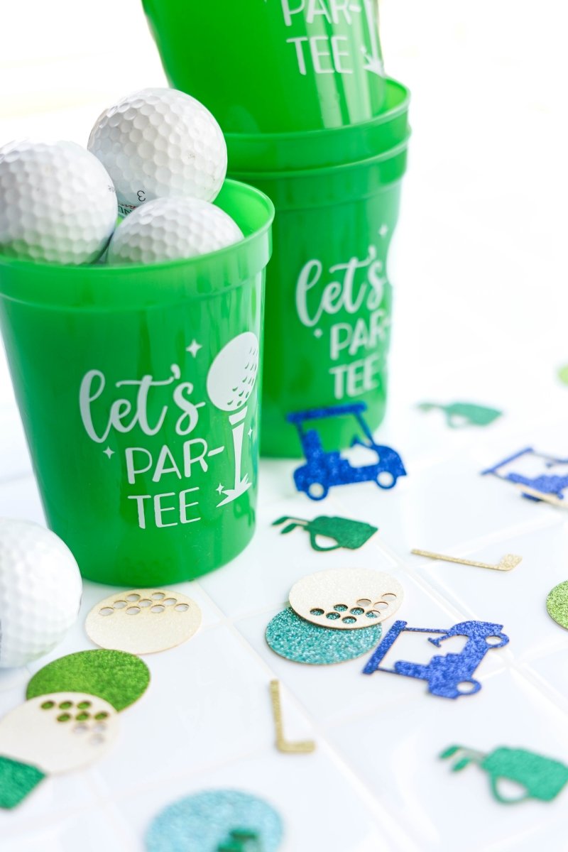 Golf Cups Lets Par - Tee Bach and Boujee