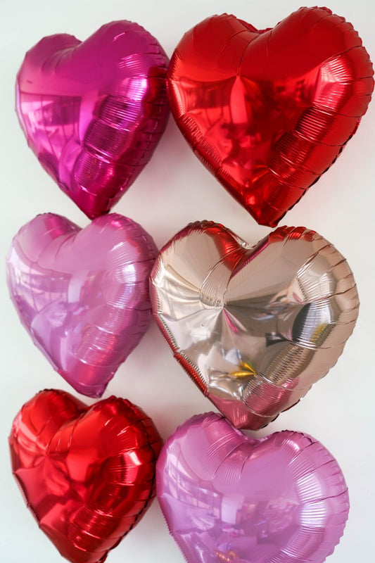 Heart Shaped Valentines Day Balloon - Bridal Shower Balloon Decoration Bach and Boujee Balloons
