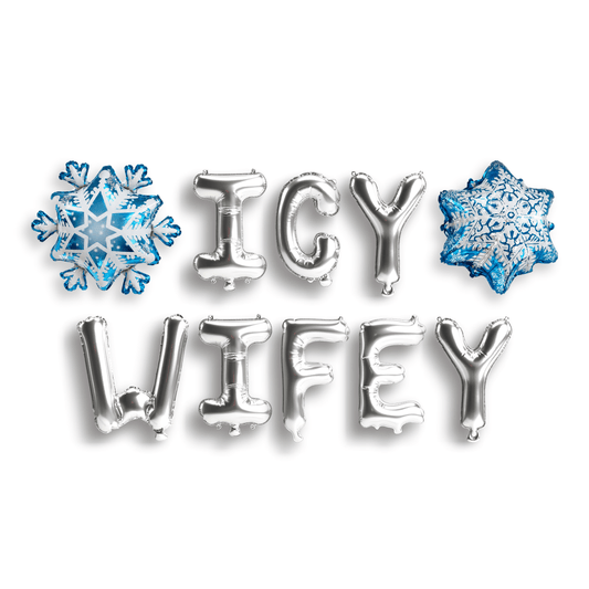 Icy Wifey Balloon Banner Bach and Boujee Balloons