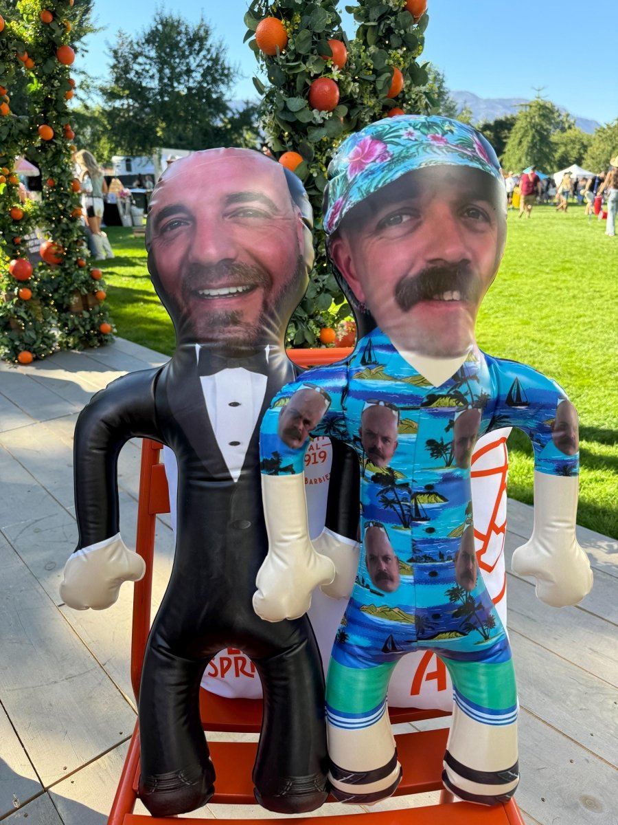 Inflatable Groom Face Blow Up Doll Bachelorette Party Prop Groom Hen Party Gag Gift for Bride Bach and Boujee