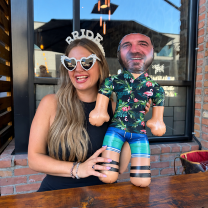 Inflatable Hawaiian Blow Up Doll Bach and Boujee