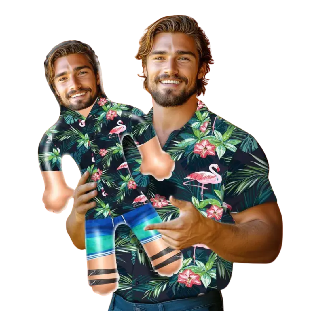 Inflatable Hawaiian Blow Up Doll Bach and Boujee