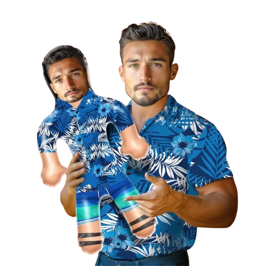 Inflatable Hawaiian Blow Up Doll Bach and Boujee