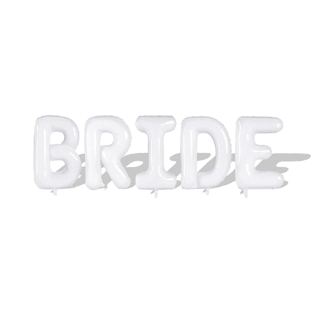 Jumbo 40" Bride Balloon - Cream Bach and Boujee