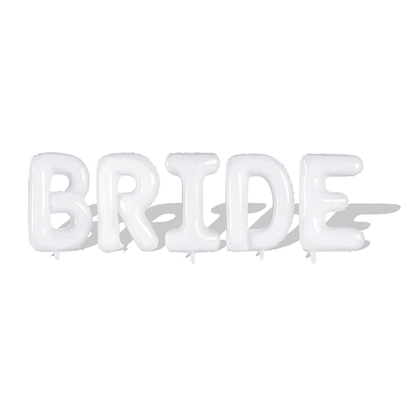 Jumbo 40" Bride Balloon - White Bach and Boujee