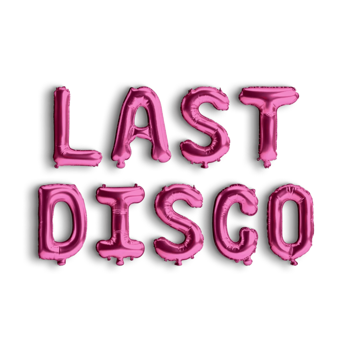 Last Disco Balloon Banner - Disco Party Retro Balloon Letters Bridal Shower Bach and Boujee Balloons