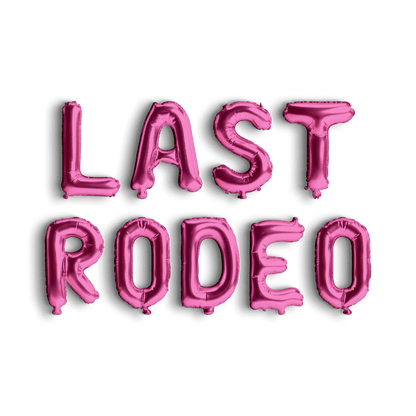 Last Rodeo Balloon Banner - Nashville Bachelorette Nash Bash Lets Get Nashty Cowgirl Bachelorette Decorations Austin Bachelorette Decorations Bach and Boujee Balloons