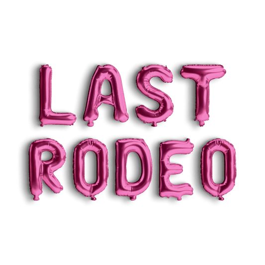 Last Rodeo Balloon Banner - Nashville Bachelorette Nash Bash Lets Get Nashty Cowgirl Bachelorette Decorations Austin Bachelorette Decorations Bach and Boujee Balloons