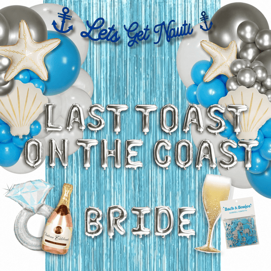 Last Toast on the Coast Bachelorette Kit Bach and Boujee